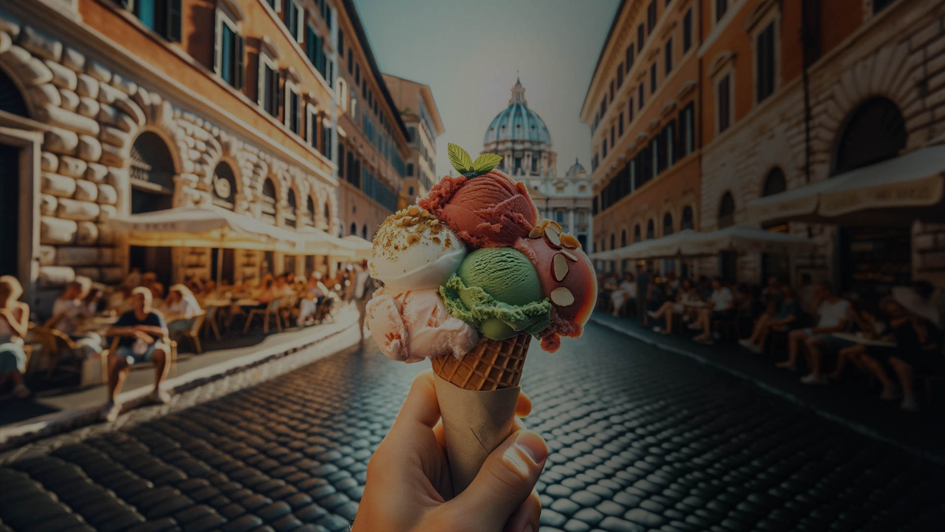 Gelato artigianale SENZA a Roma